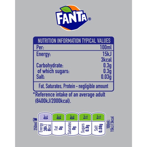 Fanta Pineapple & Grapefruit Zero Sugar thumbnail 3