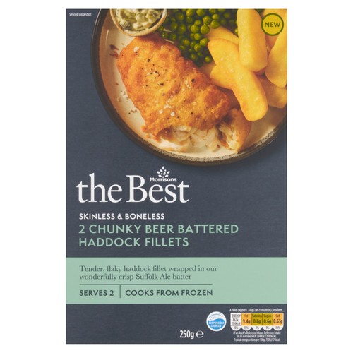 Morrisons The Best Beer Batter Haddock Fish Fillets