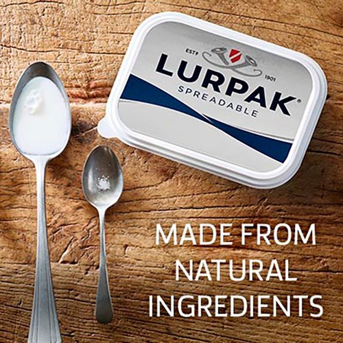 Lurpak Slightly Salted Spreadable Blend of Butter and Rapeseed Oil 400g thumbnail 3