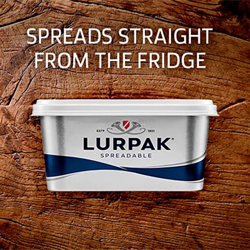 Lurpak Slightly Salted Spreadable Blend of Butter and Rapeseed Oil 400g thumbnail 4