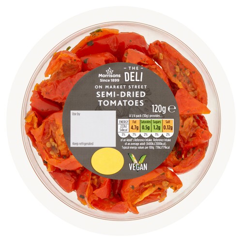 Morrisons Deli Semi-Dried Tomatoes 120g