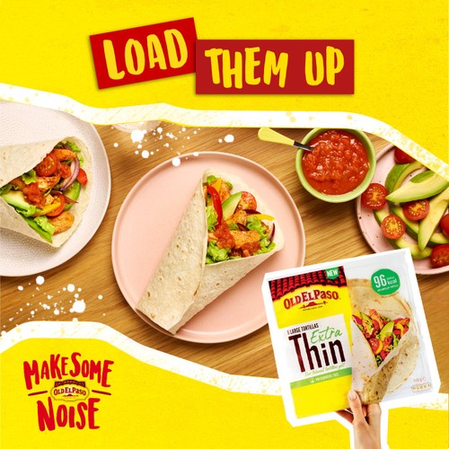Old El Paso Large Extra Thin Tortilla Wraps thumbnail 4