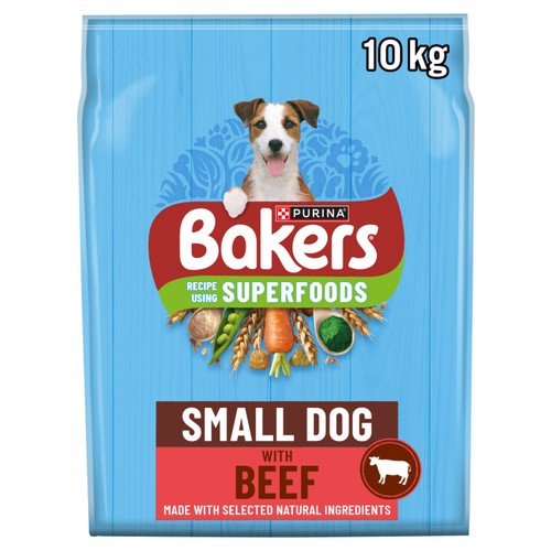 Bakers Small Dog Dry Dog Food Beef & Veg