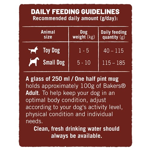 Bakers Small Dog Dry Dog Food Beef & Veg thumbnail 2