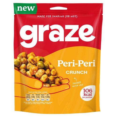 Graze Peri-Peri Crunch 100g thumbnail 2