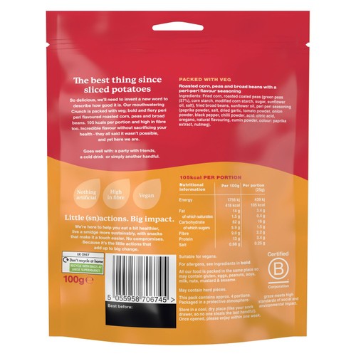 Graze Peri-Peri Crunch 100g thumbnail 4