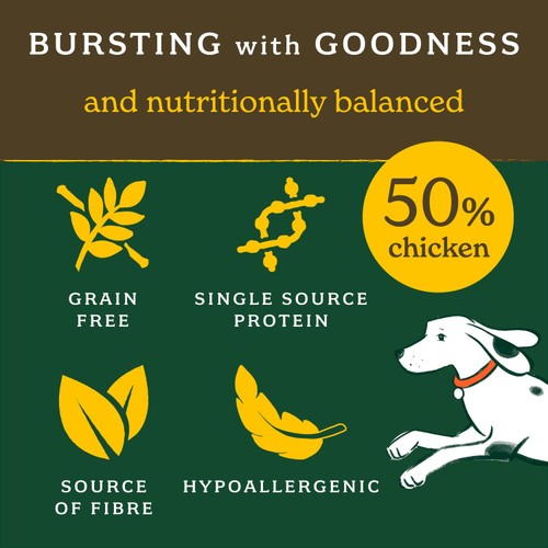Forthglade Natural Dry Dog Lightly Baked Chicken With Sweet Potato thumbnail 3