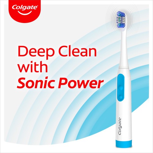 Colgate Battery 360 Sonic Floss Tip Soft Toothbrush thumbnail 3