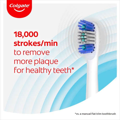 Colgate Battery 360 Sonic Floss Tip Soft Toothbrush thumbnail 5