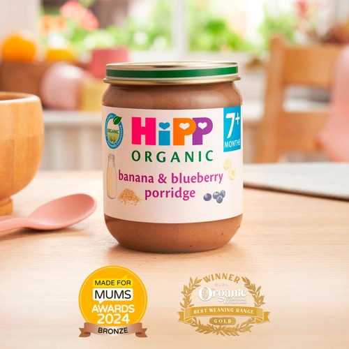 Hipp Organic Banana And Blueberry Porridge  thumbnail 2