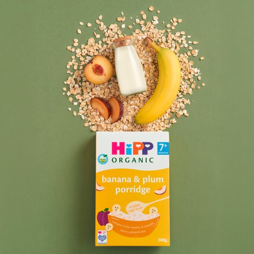 Hipp Organic Banana And Plum Porridge  thumbnail 2