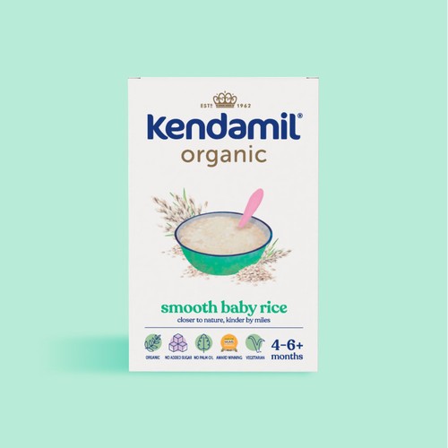 Kendamil Organic Smooth Baby Rice 120g thumbnail 2