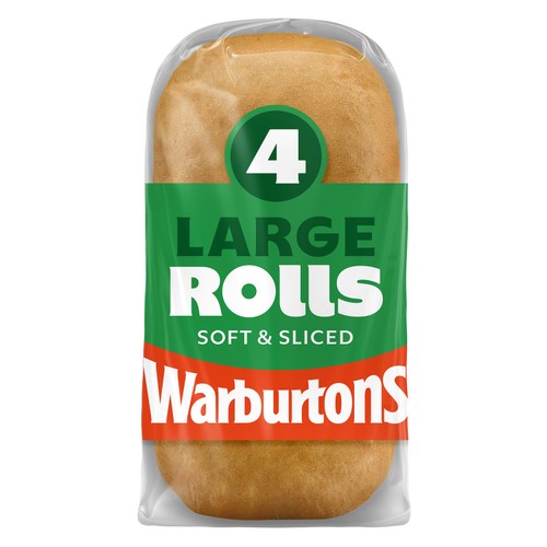 Warburtons Large White Rolls