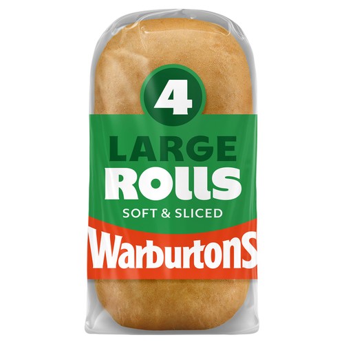Warburtons  Large White Rolls thumbnail 2