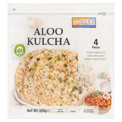 Ashoka Aloo Kulcha 4 Piece Pack 320g