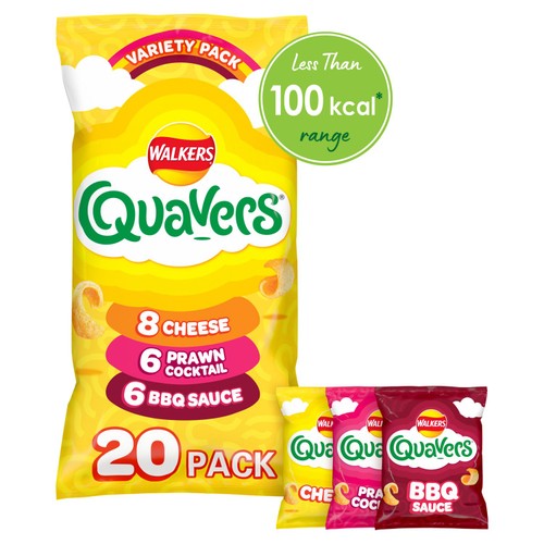 Walkers Quavers Variety Multipack Snacks Crisps  thumbnail 2