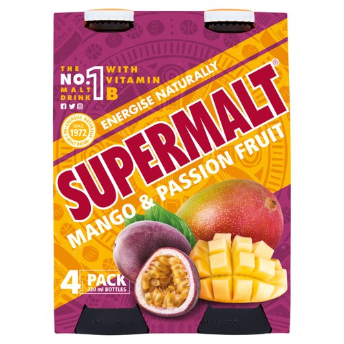Supermalt Mango & Passion Fruit