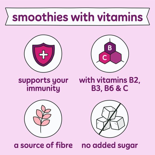 Innocent Berry Defence, Raspberry, Cranberry & Pomegranate Super Smoothie thumbnail 3