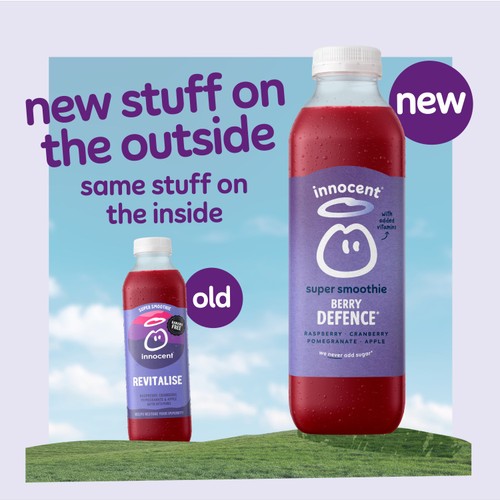 Innocent Berry Defence, Raspberry, Cranberry & Pomegranate Super Smoothie thumbnail 4