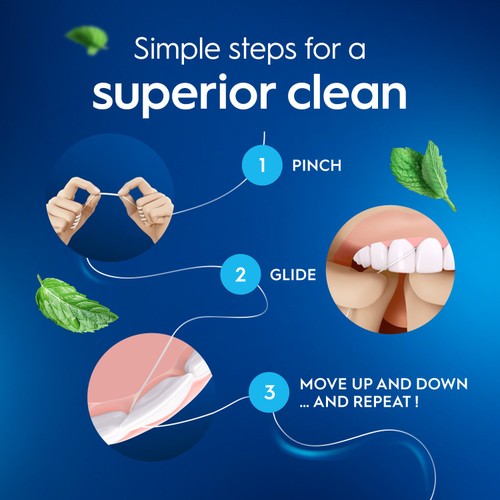 Oral-B Essential Dental Floss Mint thumbnail 3