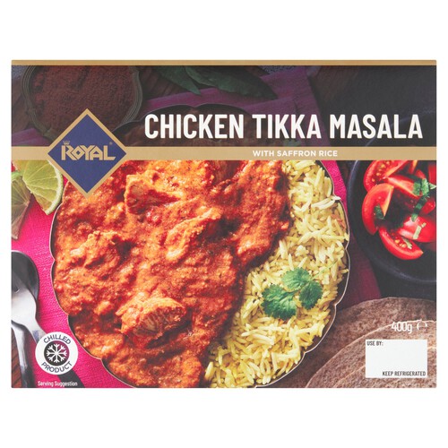 Royal Chicken Tikka Masala With Saffron Rice 400g