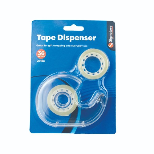 Tape Dispenser With Two 18m Rolls