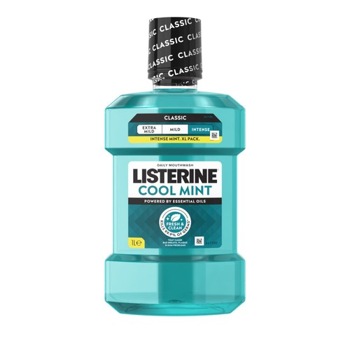Listerine Essentials Cool Mint Mouthwash 1L thumbnail 2