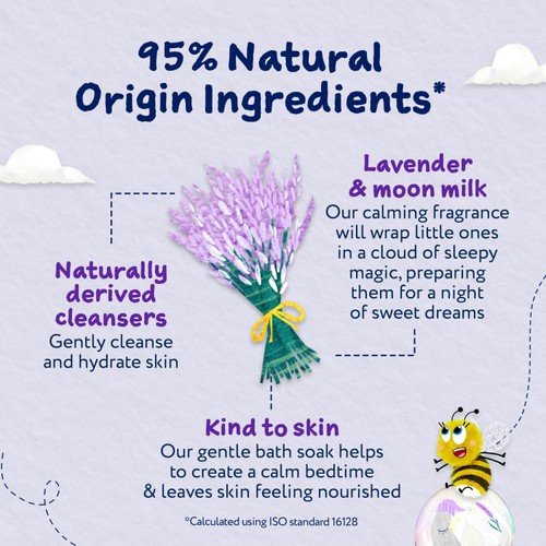 Childs Farm Slumbertime Bath Soak Lavender & Moon Milk thumbnail 3