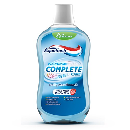 Aquafresh Complete Care Fresh Mint Mouthwash 500ml