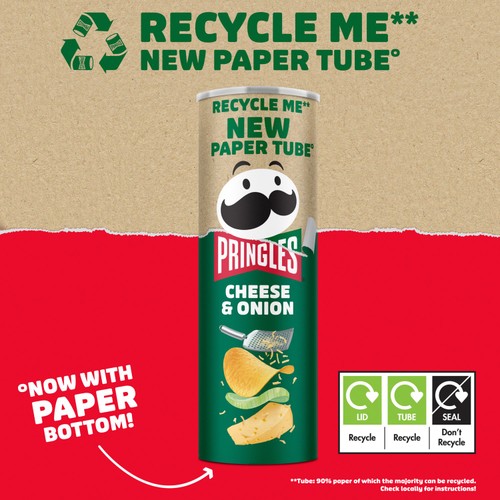Pringles Cheese & Onion Sharing Crisps  thumbnail 2
