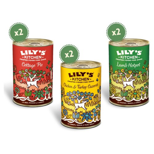 Lily's Kitchen Classic Wet Food Multipack 6 x 400g thumbnail 2