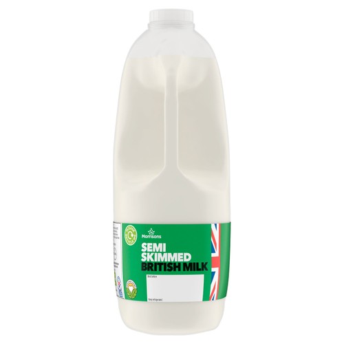Morrisons British Semi Skimmed Milk 4 Pint thumbnail 2