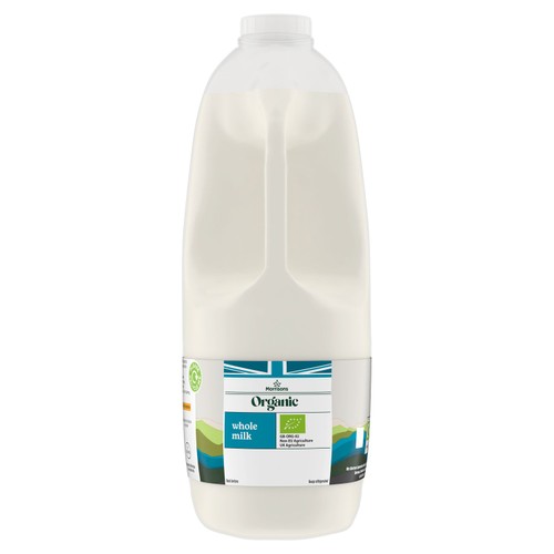 Morrisons Organic British Whole Milk 4 Pint thumbnail 2