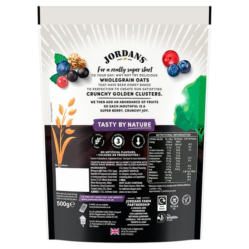 Jordans Super Berry Granola Breakfast Cereal  thumbnail 2
