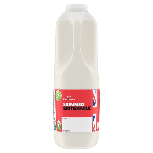 Morrisons British Skimmed Milk 2 Pint thumbnail 2