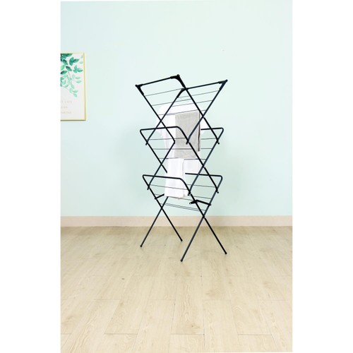 Nutmeg Home Black Indoor Airer thumbnail 2