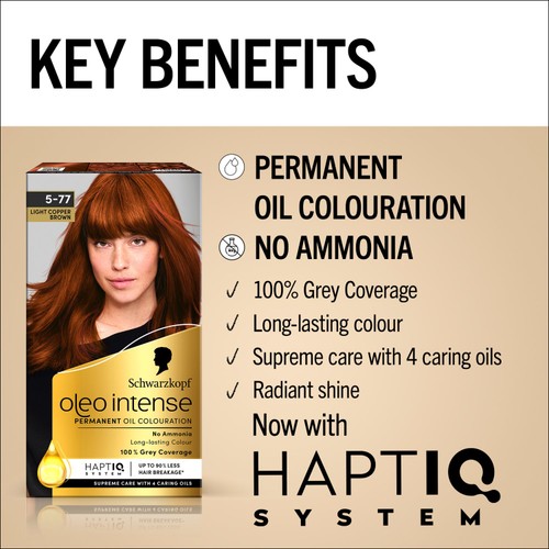 Schwarzkopf Oleo Intense 5-77 Light Copper Brown thumbnail 5
