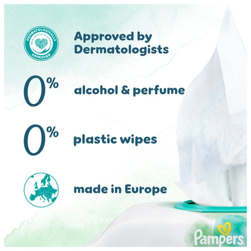 Pampers Harmonie New Baby Wipes Plastic Free thumbnail 2