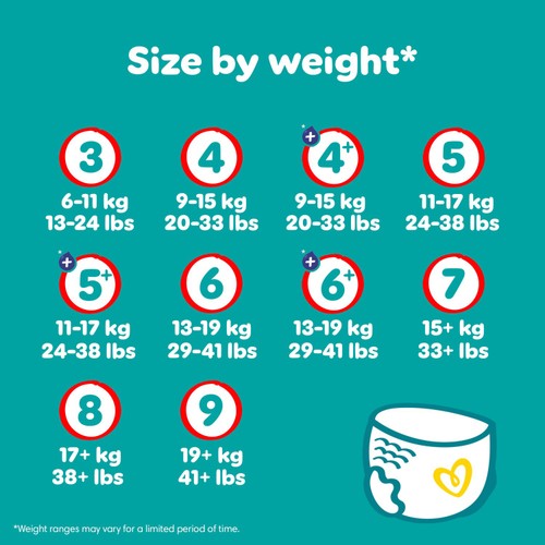 Pampers Baby-Dry Nappy Pants Size 6, 54 Nappies, 14kg - 19kg, Jumbo+ Pack thumbnail 5