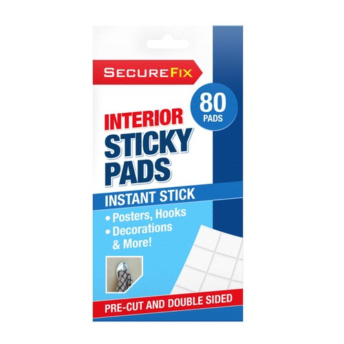 Securefix Interior Sticky Pads 20 X 20mm