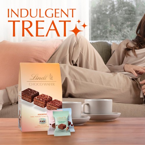 Lindt Choco Wafer Assorted Chocolate Sharing Box 138g thumbnail 5