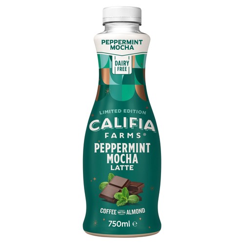 Califia Farms Limited Edit Peppermint Mocha Latte Coffee with Almond 750ml