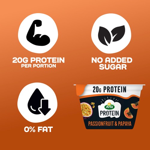 Arla Protein Passionfruit & Papaya Yogurt 200g thumbnail 2