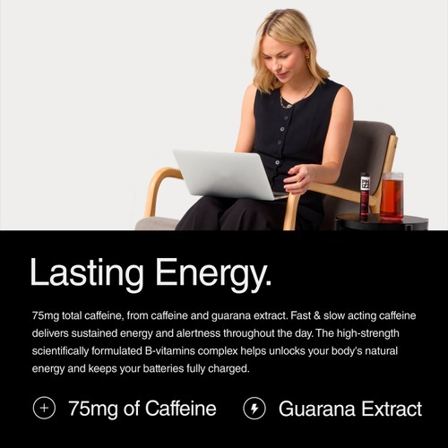 Phizz Cherry Caffeine 3in1 Hydration Electrolytes Vitamins Effervescent 20s thumbnail 8