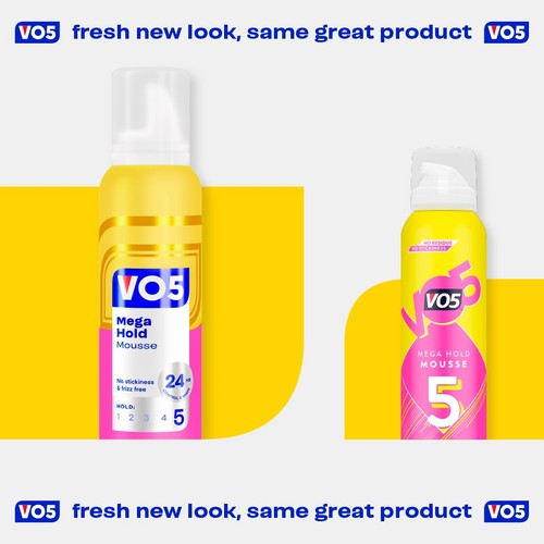 VO5 Mega Hold Mousse 200ml thumbnail 6