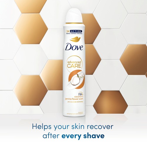 Dove Women Antiperspirant Deodorant Coconut & Jasmin 200ml thumbnail 3