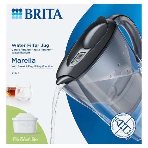 BRITA Marella Water Filter Jug Graphite (2.4L)