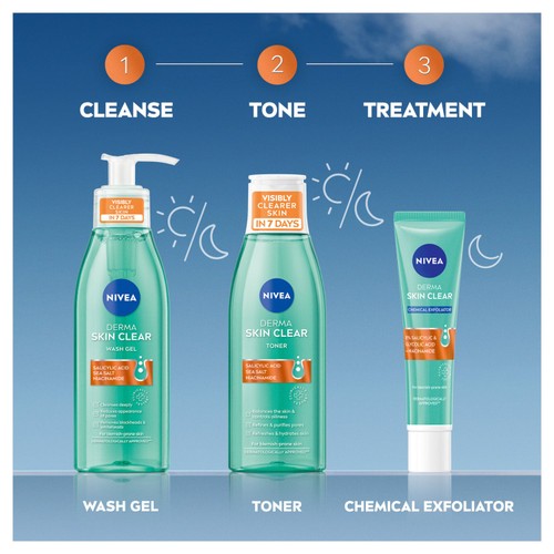 NIVEA Derma Skin Clear Face Wash Gel thumbnail 2