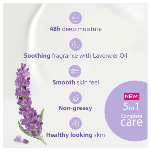 NIVEA Lavender & Hydration Body Lotion For Dry Skin thumbnail 2