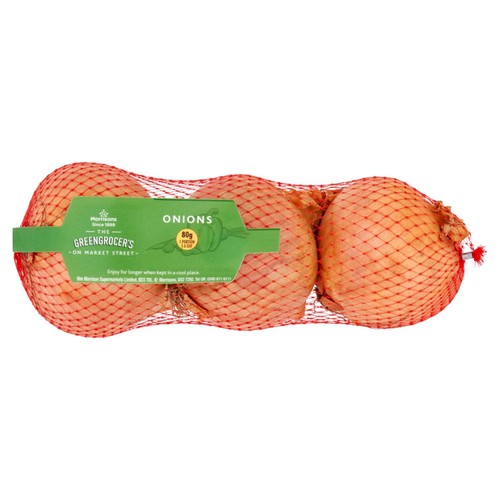 Morrisons Brown Onions 3 Pack